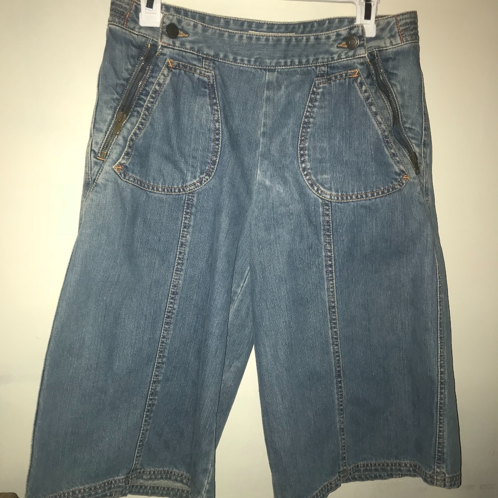 Gaucho/culottes cropped wide leg